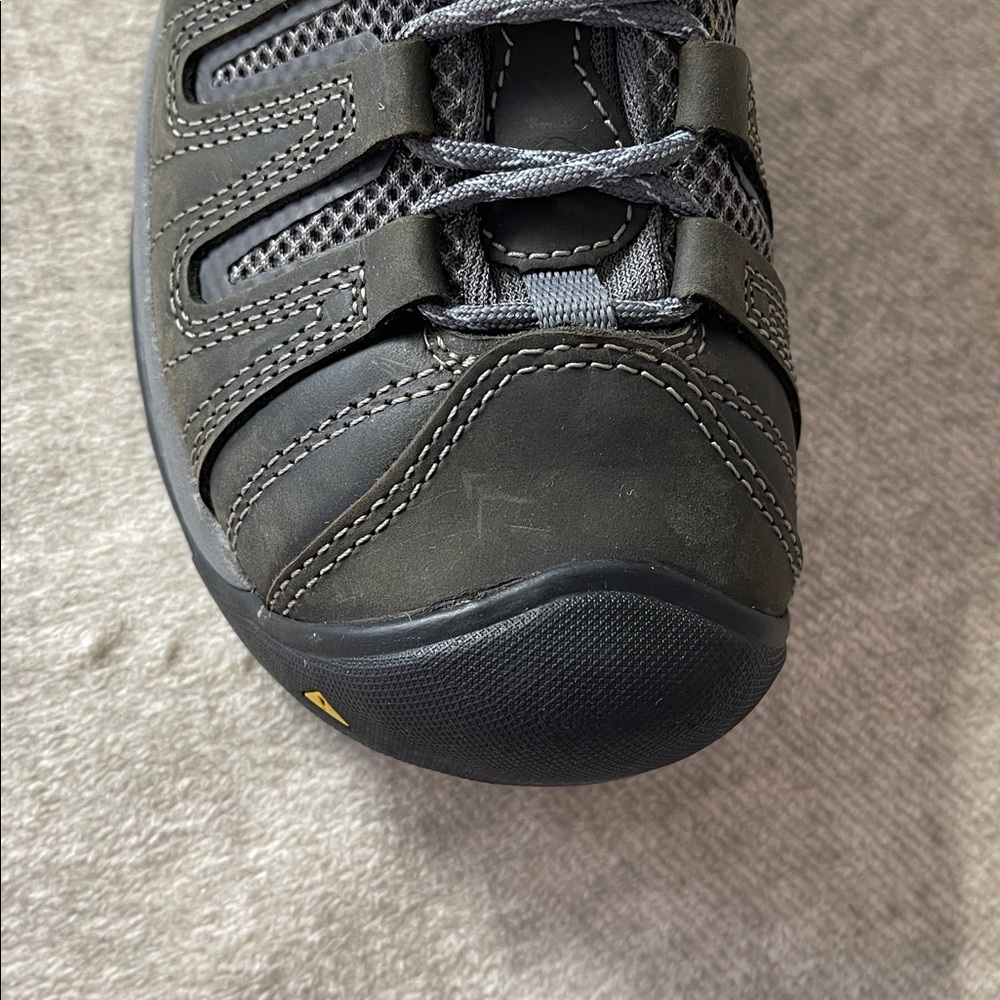 Keen Flint II soft toe work boots steel gray/paloma women’s 9 M NWB - Picture 9 of 9
